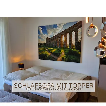 Modern-Ruhig-Balkon-Self-Check-In-Limes2Living-Niedernberg شقة