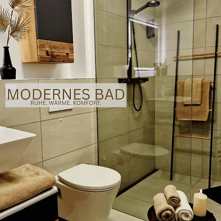 Modern-Ruhig-Balkon-Self-Check-In-Limes2Living-Niedernberg شقة Niedernberg