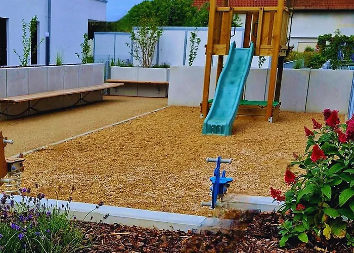 Modern-Ruhig-Balkon-Self-Check-In-Limes2Living-Niedernberg شقة *